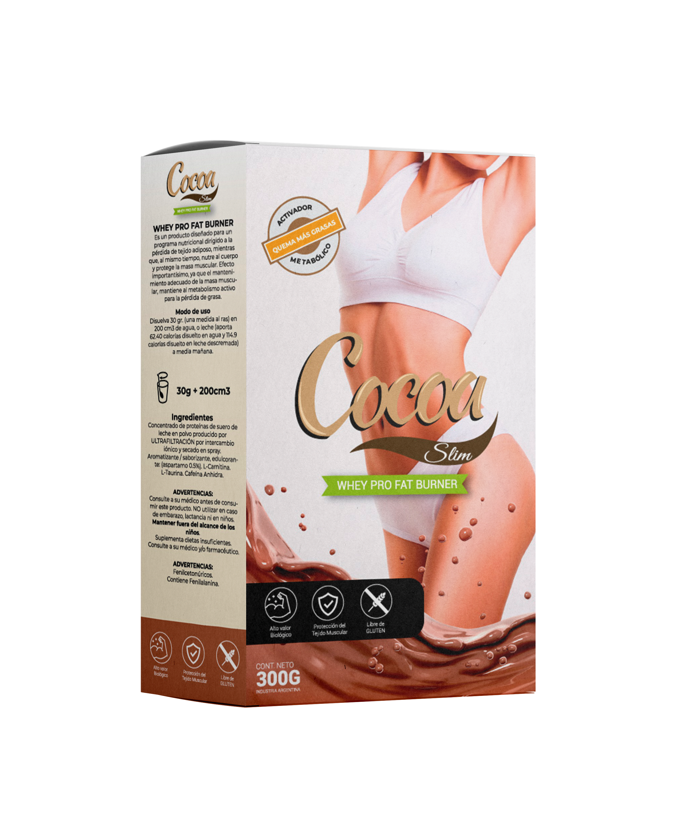 Cocoa Slim Whey Pro Fat Burner 300 g